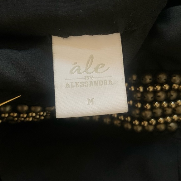 NWOT Revolve Ale by Alessandra Iria black beaded mini dress - Picture 4 of 6